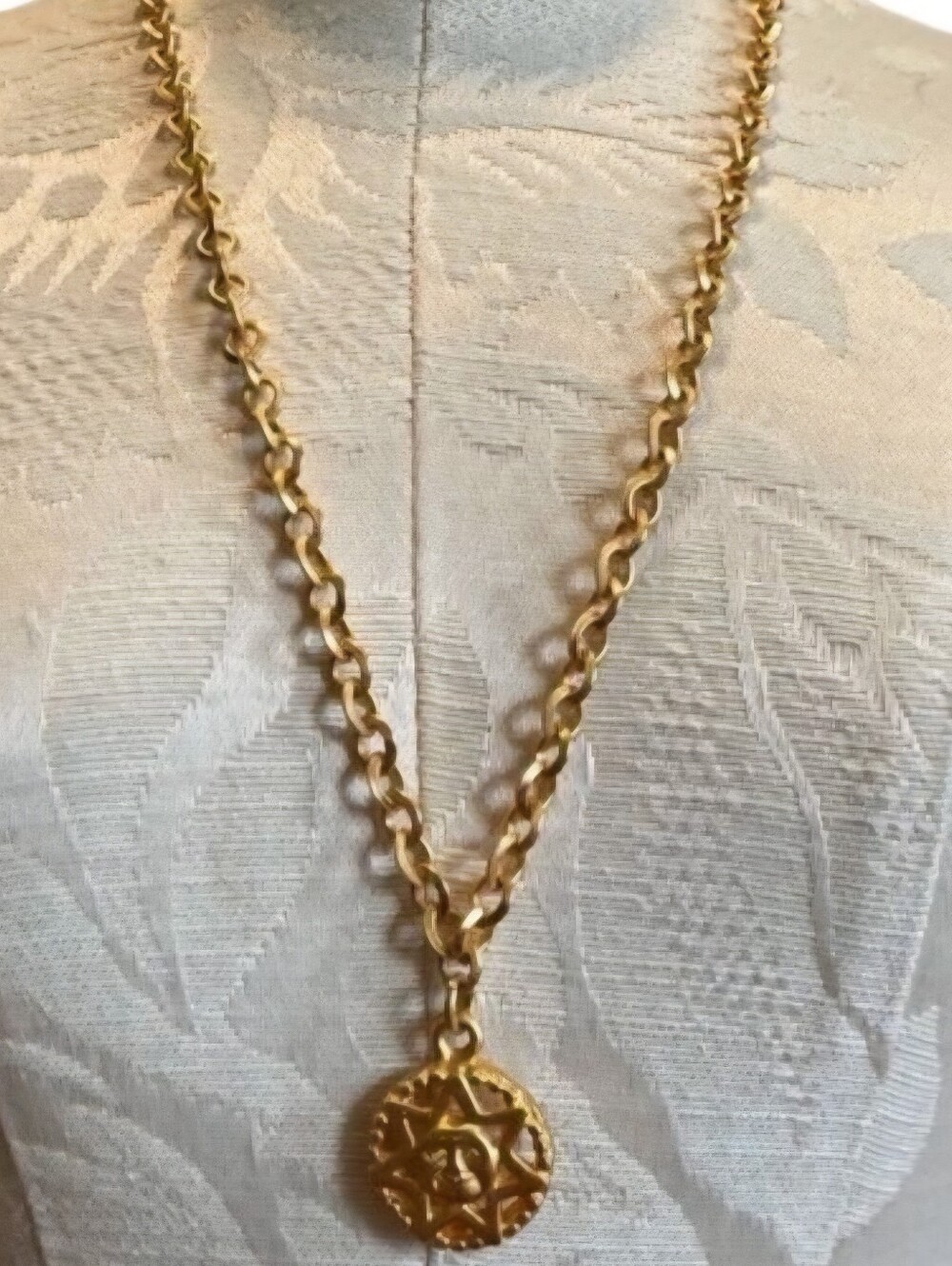 Vintage Anne Klein Sun Necklace